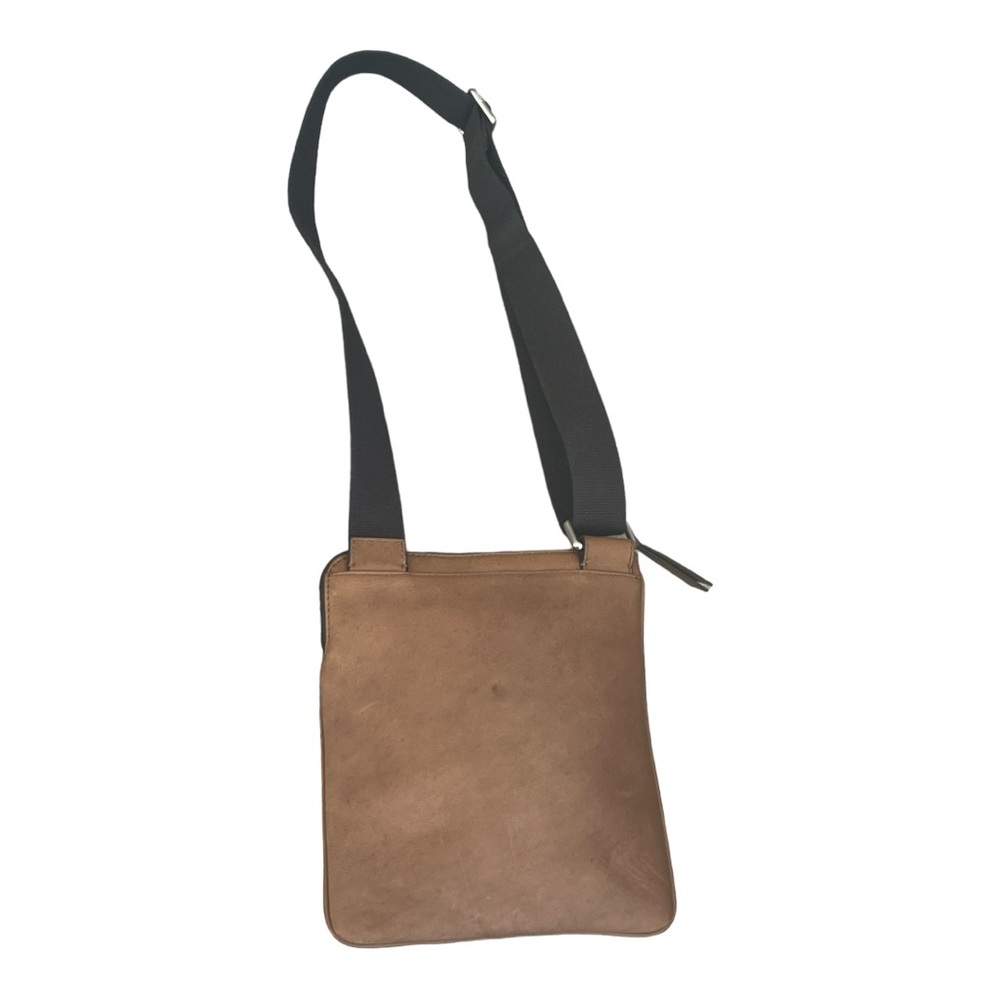 Fossil Unisex Leather Crossbody Satchel New - Picture 7 of 7